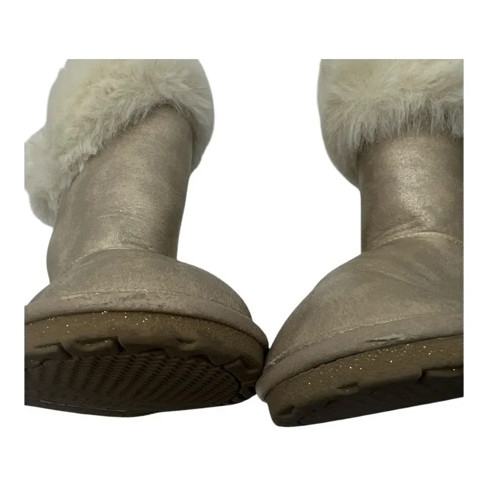 Children’s Place girls faux fur booties size 3